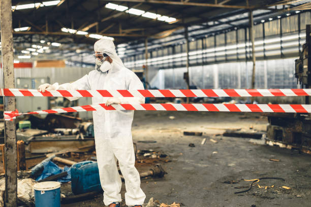 Professional Biohazard technician working in Sparks, NV